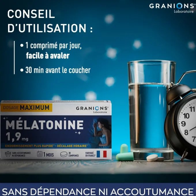 GRANIONS Mélatonine 1,9 mg