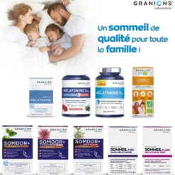 Granions Mélatonine 1,9 mg - Format 6 mois - 180 comprimés