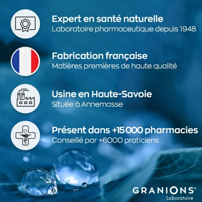 Granions Mélatonine 1,9 mg - Format 6 mois - 180 comprimés