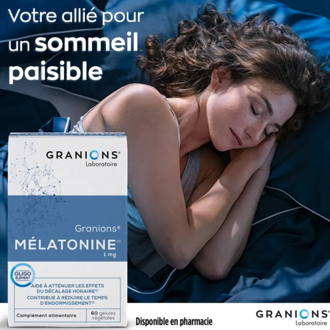 GRANIONS Mélatonine 1 mg - 60 gélules