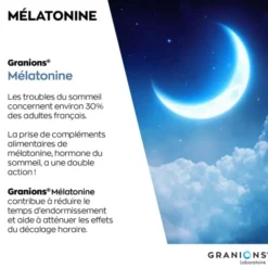 GRANIONS Mélatonine 1 mg - 60 gélules