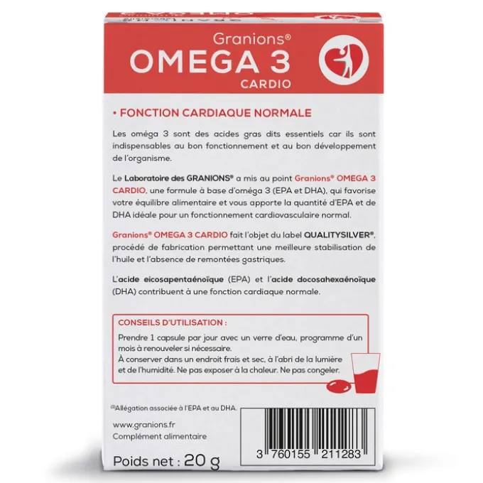 GRANIONS Omega 3 Cardio