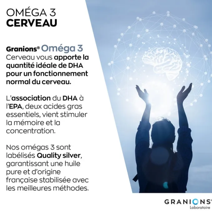 GRANIONS Omega 3 Cerveau