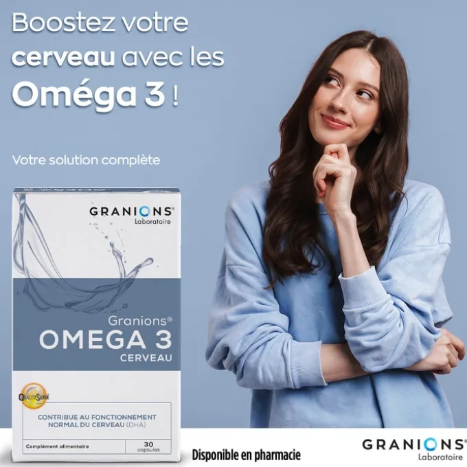 GRANIONS Omega 3 Cerveau