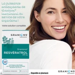 GRANIONS Resvératrol 30 comprimés