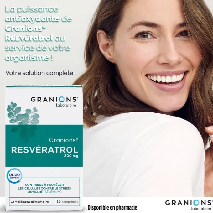 GRANIONS Resvératrol 30 comprimés