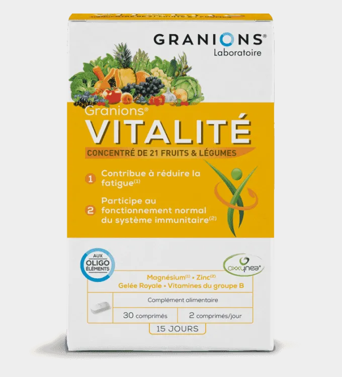 GRANIONS Vitalité 30 comprimés