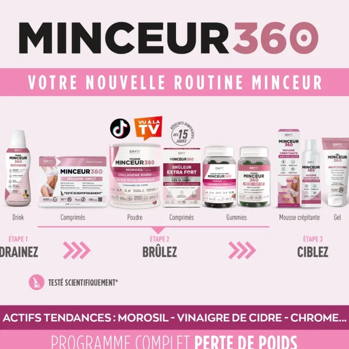 Gummies Morosil, Vinaigre de cidre de pomme Minceur 360