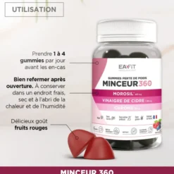 Gummies Morosil, Vinaigre de cidre de pomme Minceur 360