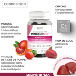 Gummies Morosil, Vinaigre de cidre de pomme Minceur 360