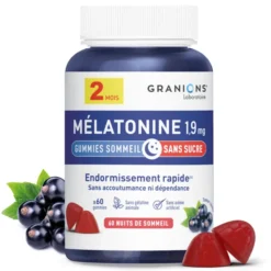 Gummies sommeil mélatonine 1,9 mg