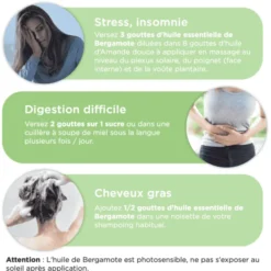 Huile essentielle Bergamote Bio