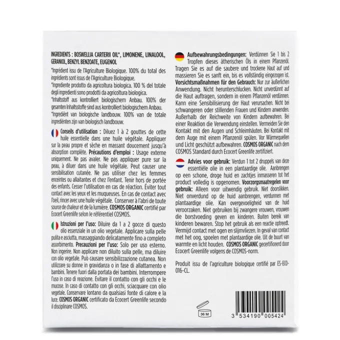 Huile essentielle Encens Bio
