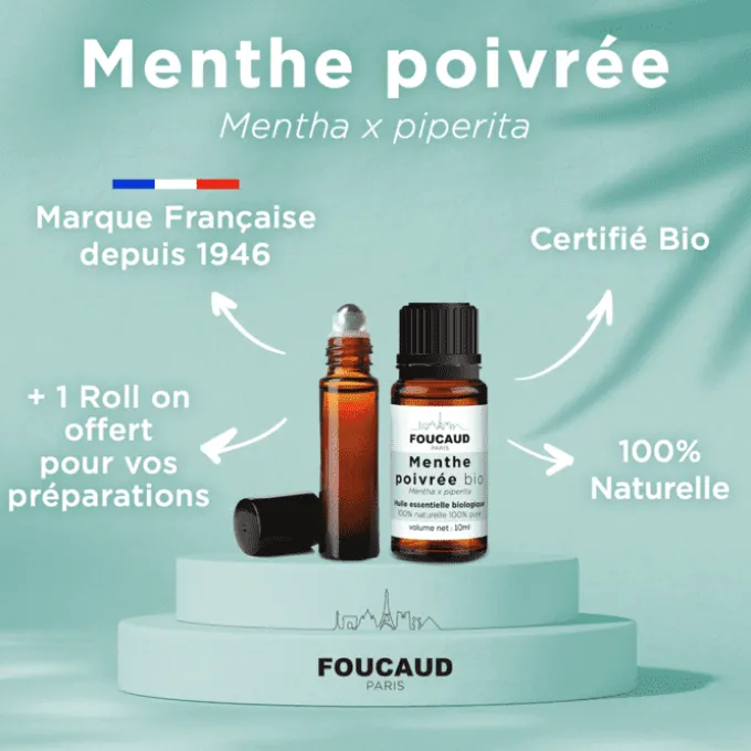 Huile essentielle Menthe Poivrée Bio