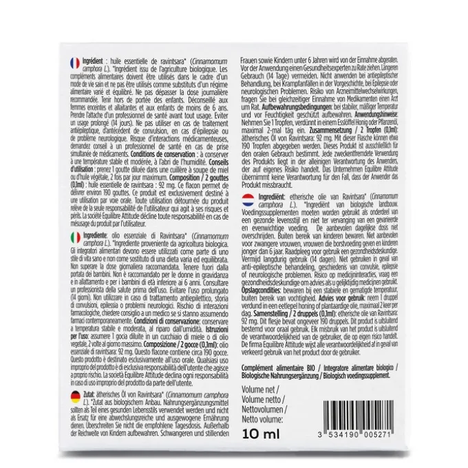 Huile essentielle Ravintsara Bio