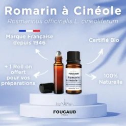 Huile essentielle Romarin à Cinéol Bio