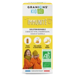 Kid Bio Immunité - Solution Buvable Aux Plantes Goût Banane - 125 ml