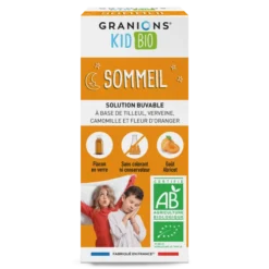 Kid Bio Sommeil - Solution Buvable Aux Plantes Goût Abricot - 125 ml
