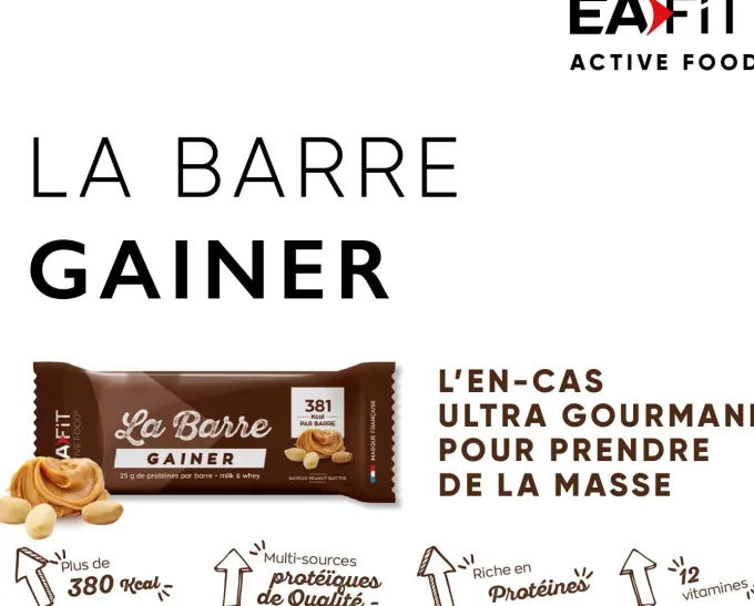 La Barre Gainer Peanut Butter x 16 barres