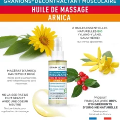 Le Décontractant Musculaire Huile de massage arnica