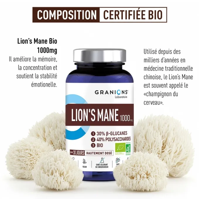 Lion’s Mane BIO 1000 mg