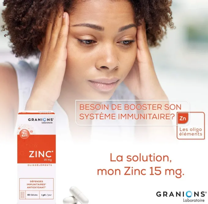 Lot de 2 – Zinc 60 gélules