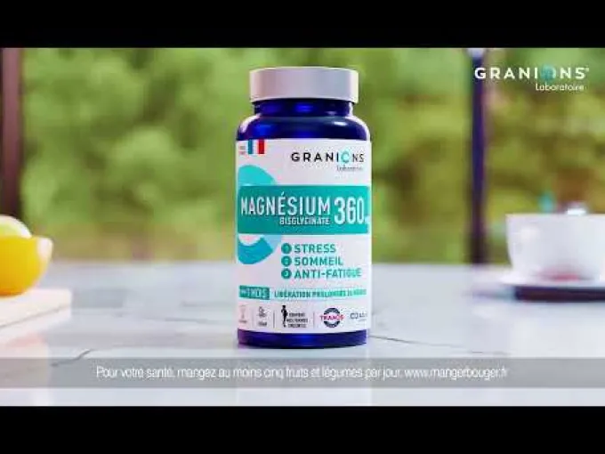 Magnésium bisglycinate 360 mg - 60 comprimés