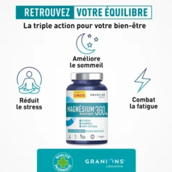 Magnésium bisglycinate 360 mg - Format 3 mois