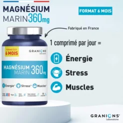 Magnésium Marin format éco 6 mois