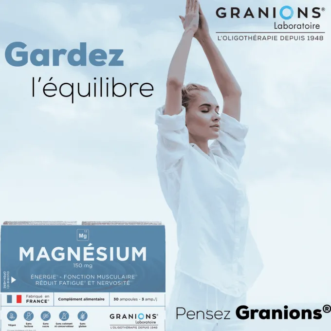Magnésium 150 mg - 30 ampoules buvables