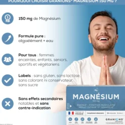 Magnésium 150 mg - 30 ampoules buvables