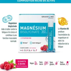 Magnésium Shot Bisglycinate 360 mg