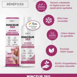 Mousse Crépitante Anti-Cellulite Minceur 360