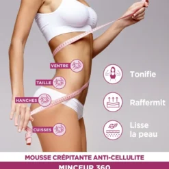 Mousse Crépitante Anti-Cellulite Minceur 360