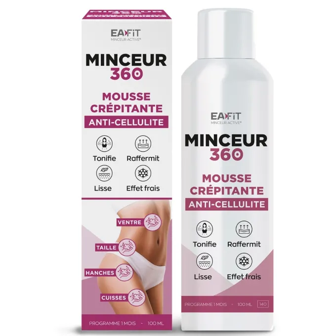 Mousse Crépitante Anti-Cellulite Minceur 360