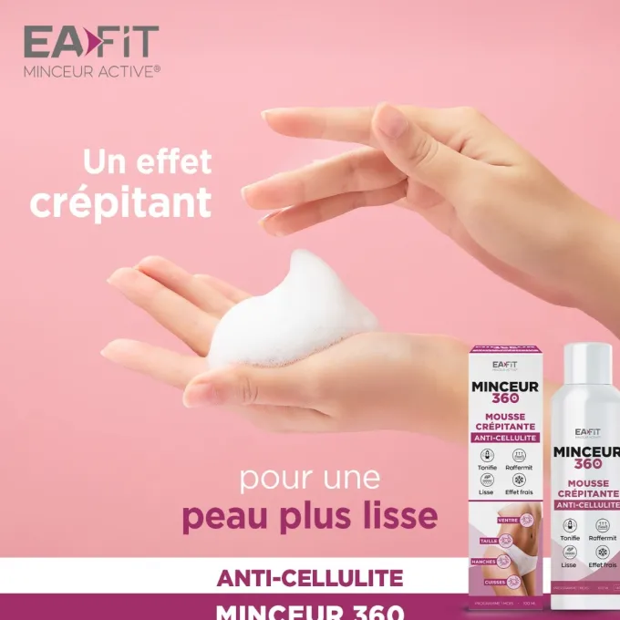 Mousse Crépitante Anti-Cellulite Minceur 360