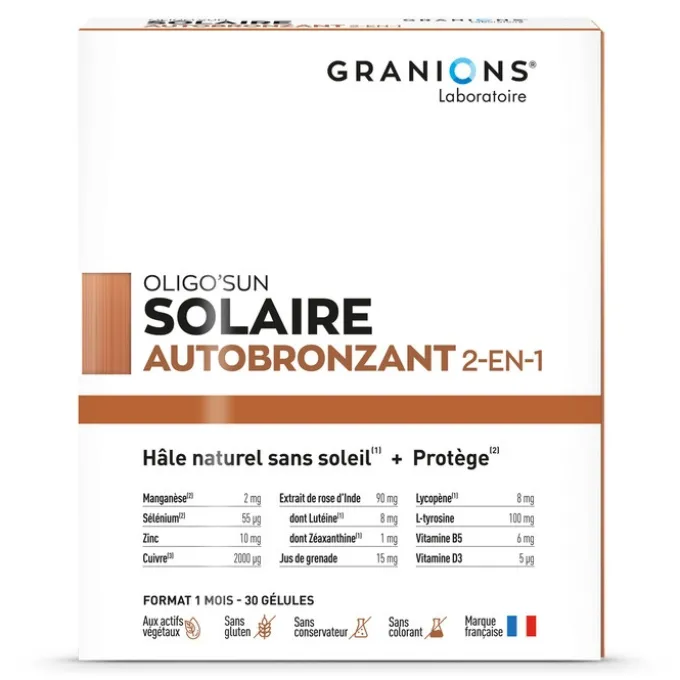 Oligo'Sun - Autobronzant 2-en-1 - Format 1 mois