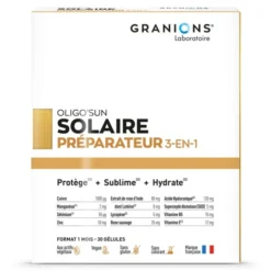 Oligo'Sun - Préparateur Solaire 3-en-1 - Format 1 mois