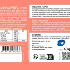 Oméga 3 Epax® 1000 mg 60 capsules