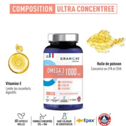 Oméga 3 Epax® 1000 mg 60 capsules