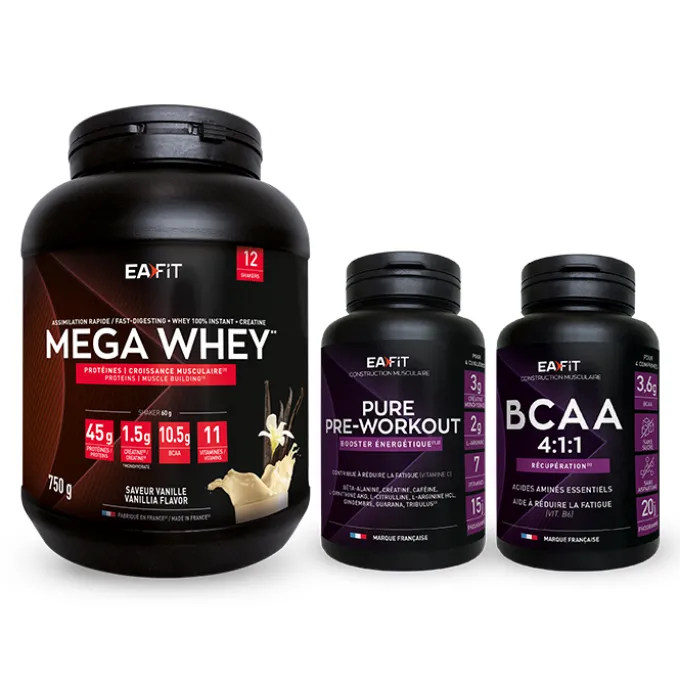 Pack Booster & Croissance Musculaire Vanille
