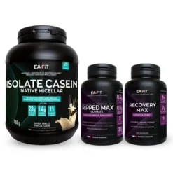 Packs Sèche et Définition Musculaire isolate vanille