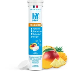 Pastille hydratation Électrolytes au Collagène - HYDROP tropical