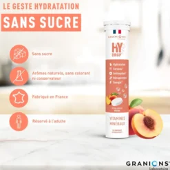 Pastille hydratation Électrolytes HYDROP - Pêche