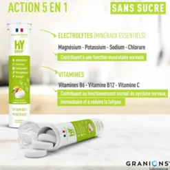 Pastille hydratation Électrolytes HYDROP - Mangue passion
