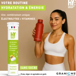 Pastille hydratation Électrolytes HYDROP - Mangue passion