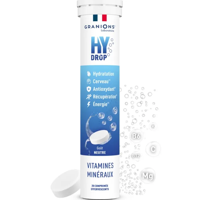 Pastille hydratation Électrolytes HYDROP - Neutre