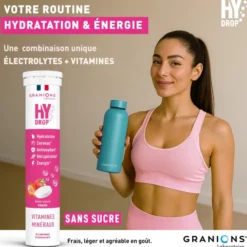 Pastille hydratation Électrolytes HYDROP - Fraise