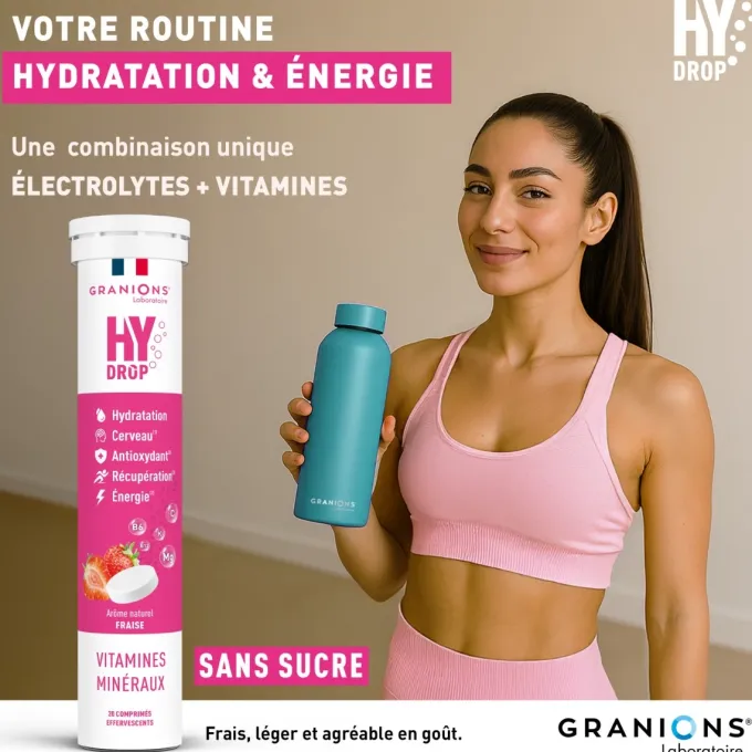 Pastille hydratation Électrolytes HYDROP - Fraise