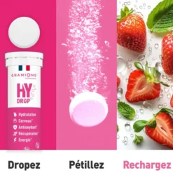 Pastille hydratation Électrolytes HYDROP - Fraise